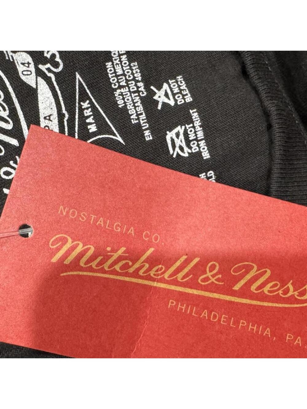 Mitchell & Ness Men's Black Tshirt - Picture 7 of 8